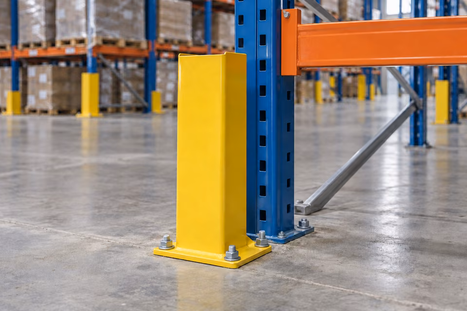 อุปกรณ์กันกระแทกป้องกันเสาชั้นวาง Selective Rack
