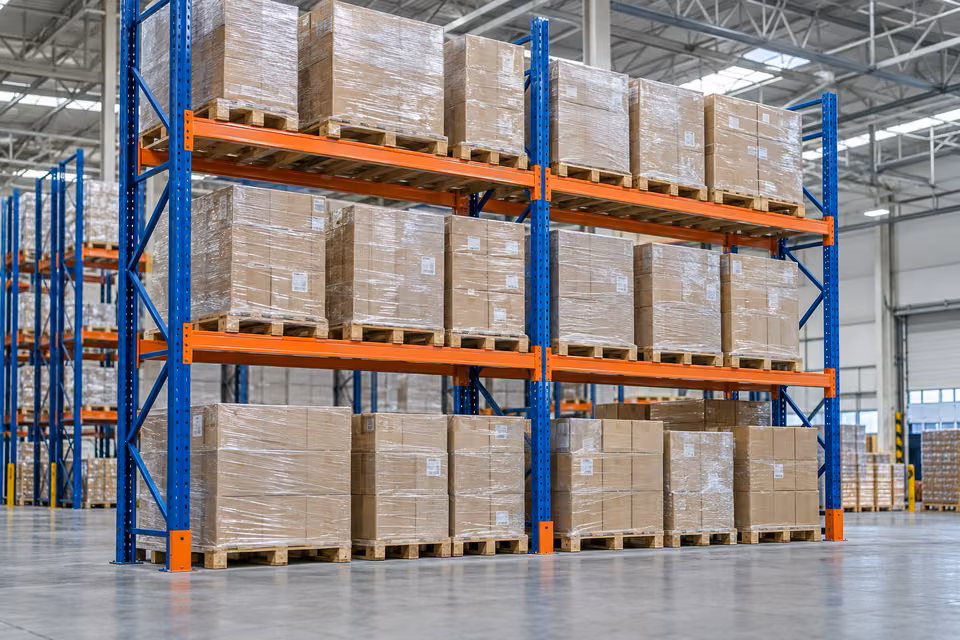 โครงสร้าง Selective Rack สำหรับจัดเก็บสินค้าบนพาเลท